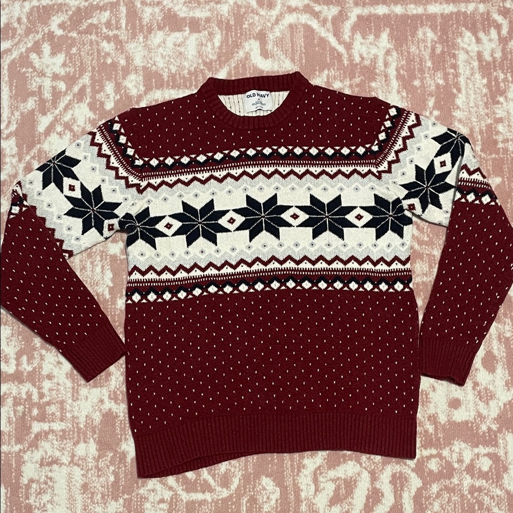 Old Navy Cozy Matching Fair Isle Sweater